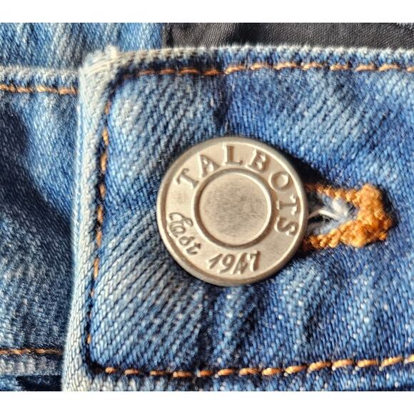 Talbots Wide Leg Crop Jeans High Waist Hoffman Wash Womens SZ 2 - Picture 11 of 12